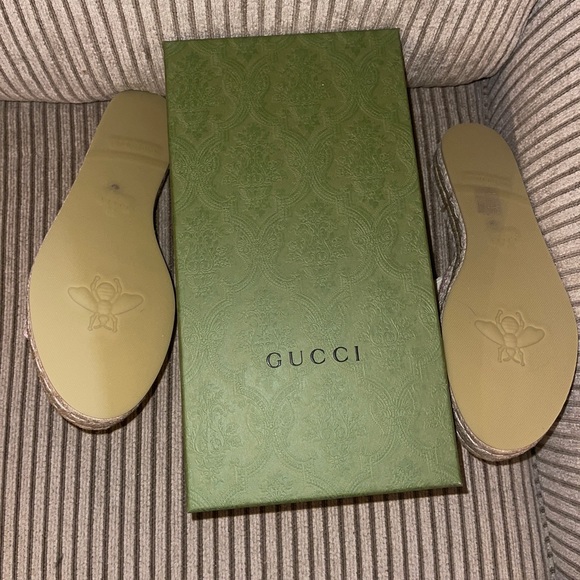 Authentic Brand New Gucci Pilar GG Double Stack Espadrilles 🤩 - Picture 4 of 6